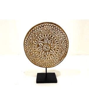 Ronde decoratie op standaard (80079)