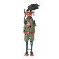 Frog w. mobile 19x12H50cm(3419)