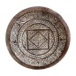 Plate carved D50cm (80082)