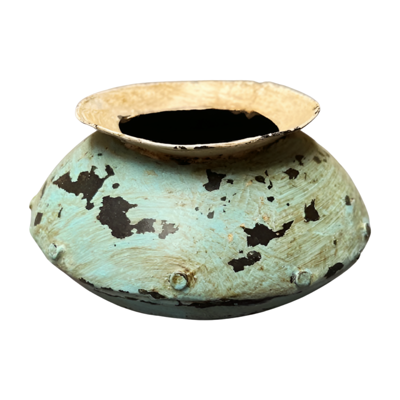 Pot blauw XS D18H11cm (80158)