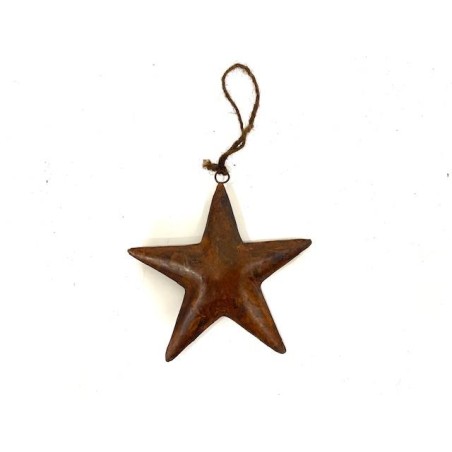 Star rusty L 19x19cm (80160)