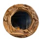 Mirror teak D80cm.(80183)