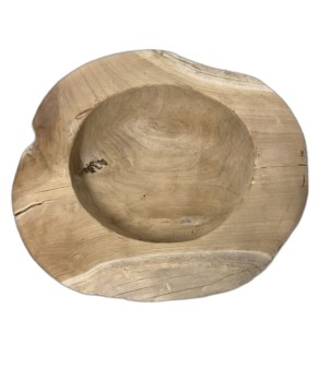 Kom teakhout D60cm. (80188)