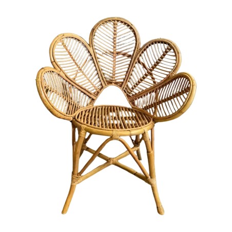 Stoel rattan Flower (80195)