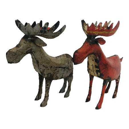 Moose old iron 35x40cm (7836)