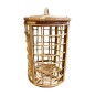 Wäschekorb Rattan D40H60 (80199)