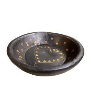 Schüssel India schwarz D30–40 cm (80248)