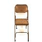 Antique iron folding chair (7399)