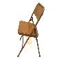 Antique iron folding chair (7399)