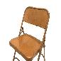 Antique iron folding chair (7399)