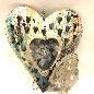 Heart Picasso 25cm(3453)