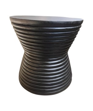 Tafel diabolo zwart D40H40 cm (80315)