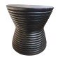 Tafel diabolo zwart D40H40 cm (80315)