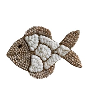 Fisch hängende Muschel 20x35 cm (80327)