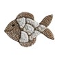 Vis hangende schelp 20x35 cm (80327)