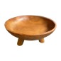 Schaal van teakhout Su D30 H14 cm (80338)