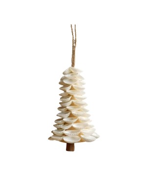 Tree hang shell round 12cm(80354)
