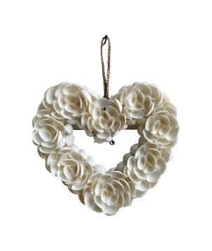 Hart schelp 22xH20 cm (80358)
