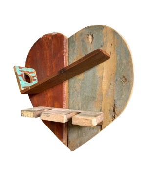 Heart bottle wallhanger (80368)