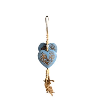 Hart slinger kralen mix kleuren S/2 (80399)