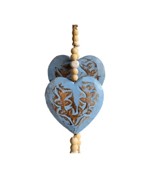 Heart slinger beads mix colours S/2 (80399)