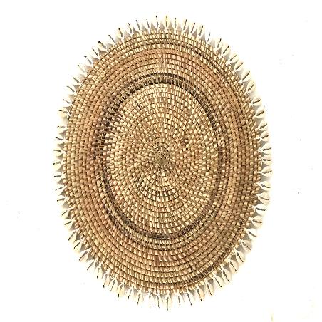 Placemat w.shell 37cm naturel(3478)
