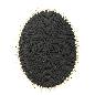 Placemat w. shell 37cm black