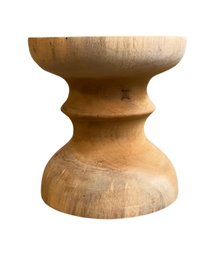 Kerzenständer aus Teak S 12 cm (80423)