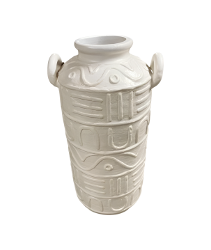 Vase egypt white L H60 (80455)