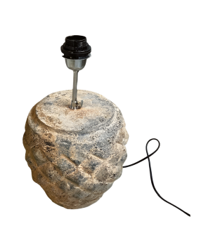 Lampvoet dennenhout D25H25 cm (80459)