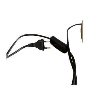Lampvoet dennenhout D25H25 cm (80459)