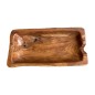 Organisches Teak-Tablett 40x20H6cm (80490)