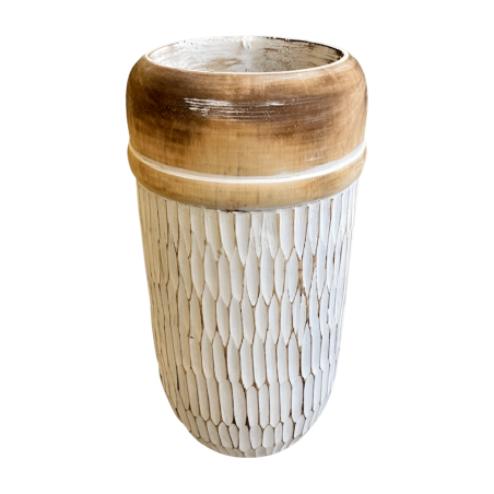 Pot carving H35 cm (80568)
