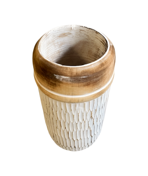 Pot carving H35 cm (80568)