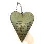 Heart old iron 25cm(3450)