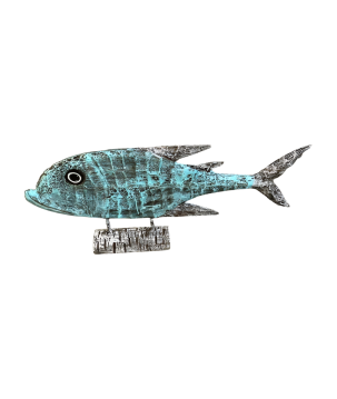 Großer Fisch auf Ständer 100 cm (80585)