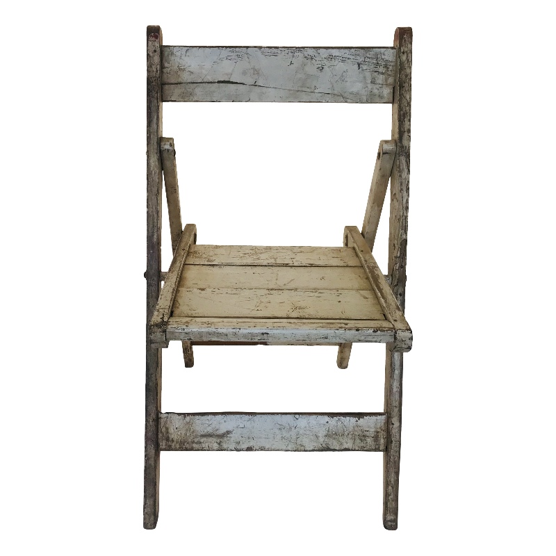 Wooden folding chair