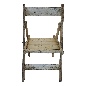 Old wooden folding chair (5191) +/- 40 H80cm