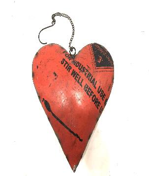 Heart old iron 15cm(3451)