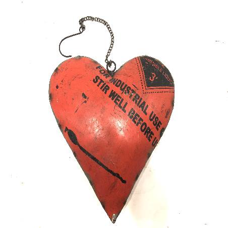 Heart old iron 15cm(3451)
