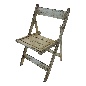 Wooden folding chair