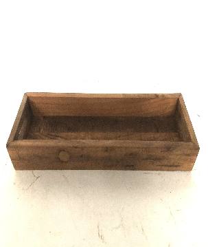 Tray long old wood (3517)