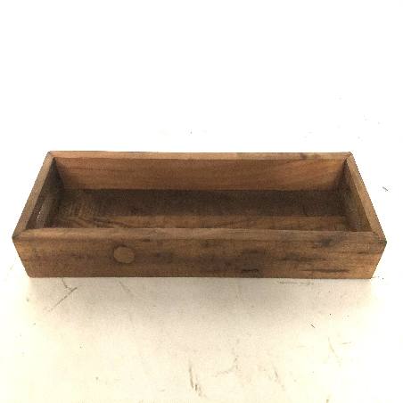 Tray long old wood (3517)