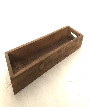 Tray long old wood (3517)