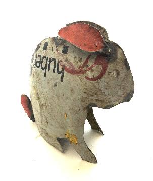 Rabbit old iron 20x12cm(3519)