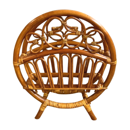 Magazine holder rattan (80699)