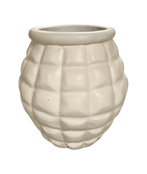 Pot Jip cream L D30H30cm (80705)
