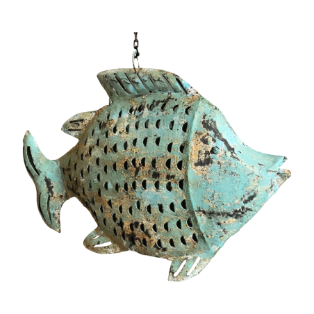 Fish Blue M 55x15H36cm(80787)