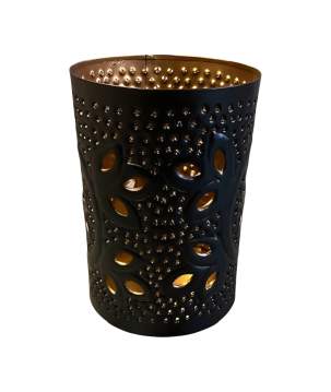Iron candleh bl L D14H20cm(80833)
