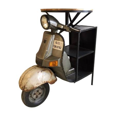Scooter bartafel rond (3544)